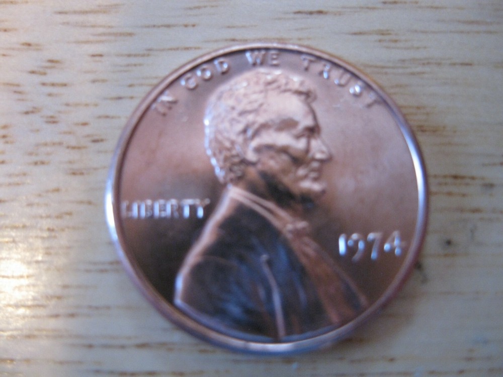 1974 Lincoln Memorial Cent Gem BU!
