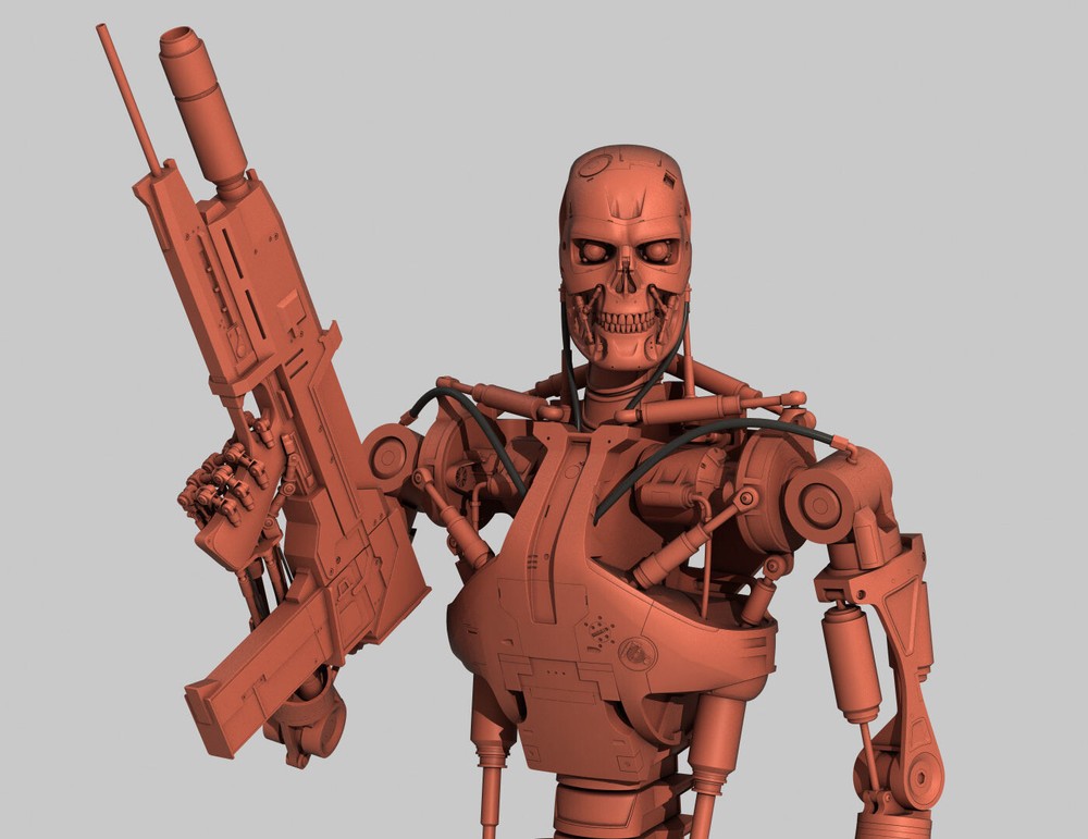 Terminator T-800 Resin Sculpture Statue Model Kit Unpainted/Unassemb