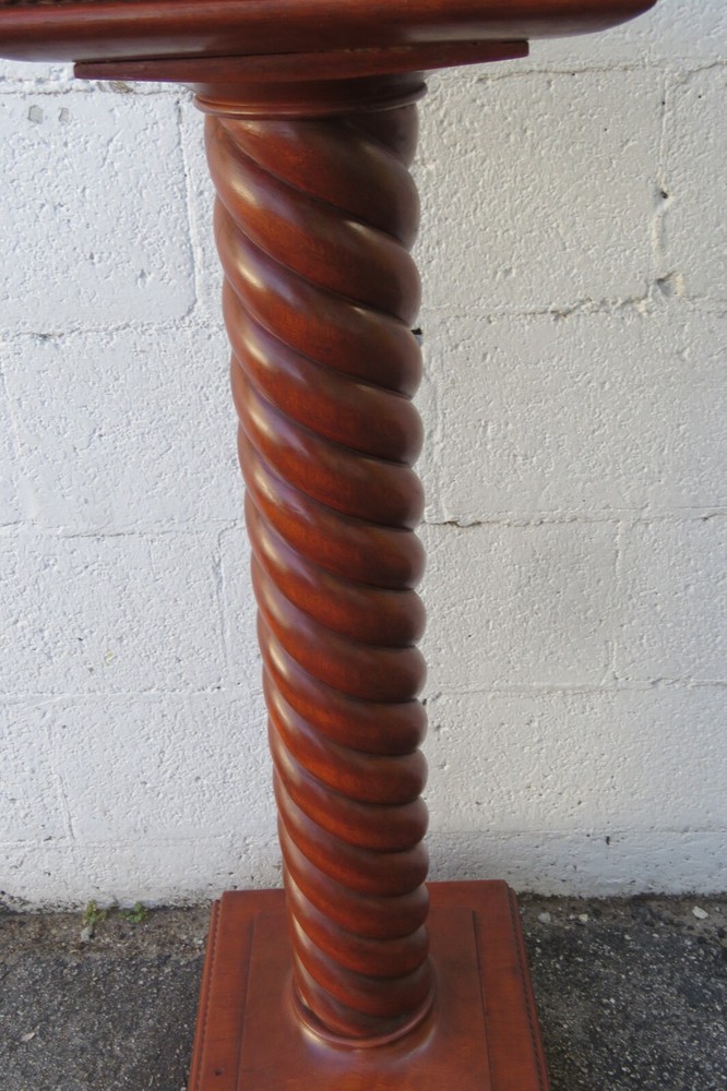 Early 1900s Spindle Plant Statue Stand 5896A