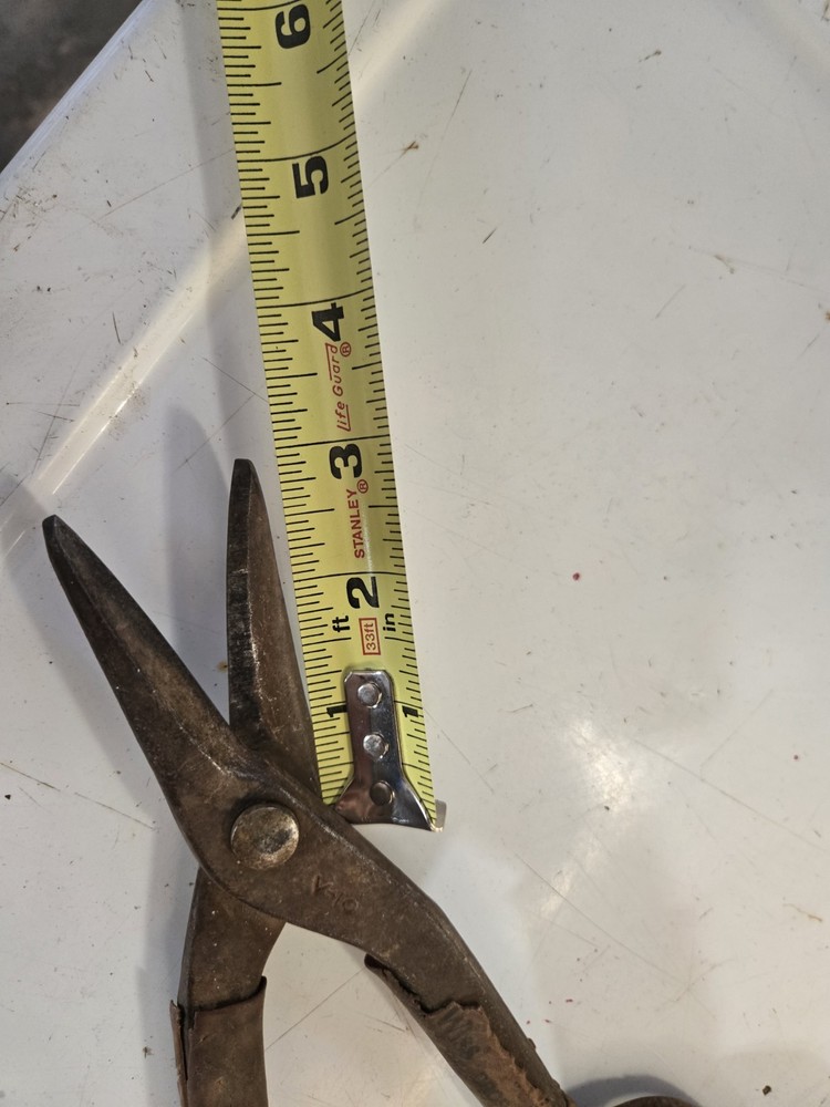 Vintage Wiss Tools Red Tin Snips