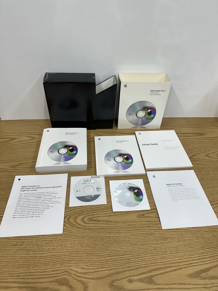 Apple DVD Studio Pro 2 Professional DVD Authoring Software Complete Product!