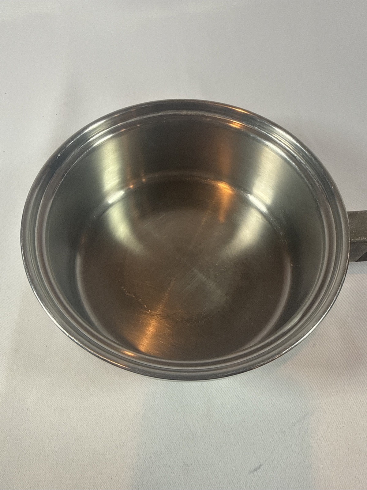 Saladmaster 1 Quart Sauce Pan 18-8 Tri-Clad Stainless Steel No Lid Dallas VTG