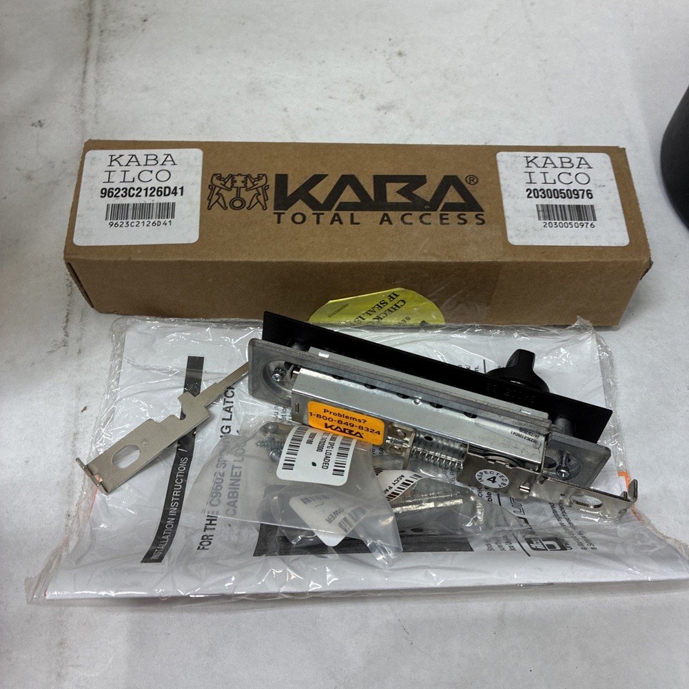 Simplex Kaba C9602 Cabinet Lock Satin Chrome Keypad Combination Lock