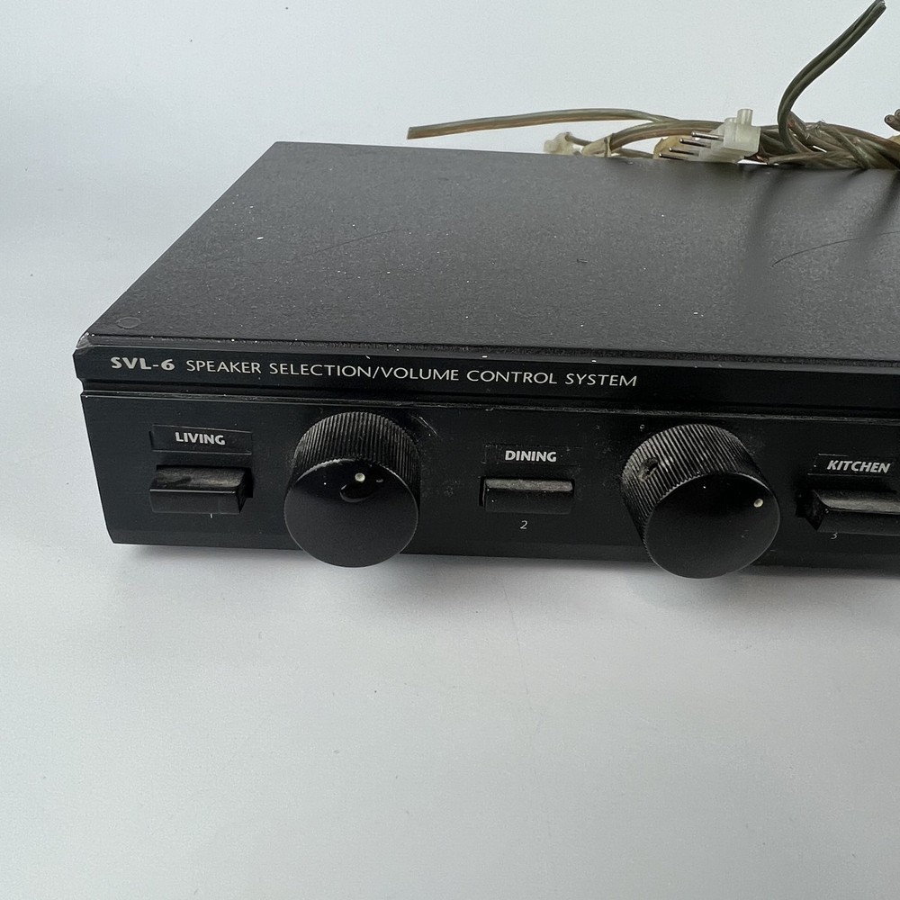 Niles SVL-6 6-Zone Speaker Selector Switch Volume Control System Untested