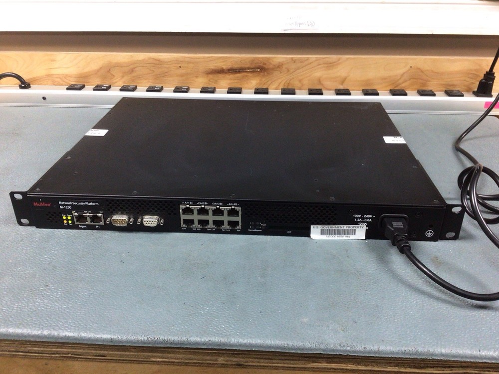 Network Security Platform M-1250 Untested AS IS - McAfee security appliance