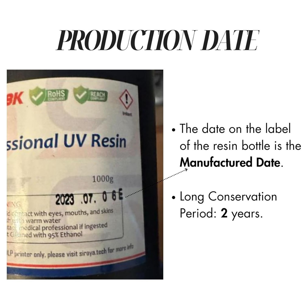 Sculpt 3D Printer Resin 1kg - Transformative High-Temp Format for DLP/LCD Print