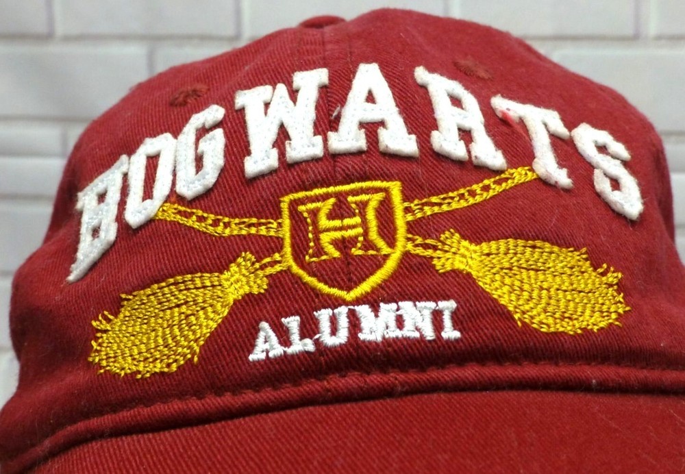 Hogwarts Alumni Harry Potter Adjustable Red Cap Wizarding World Hat