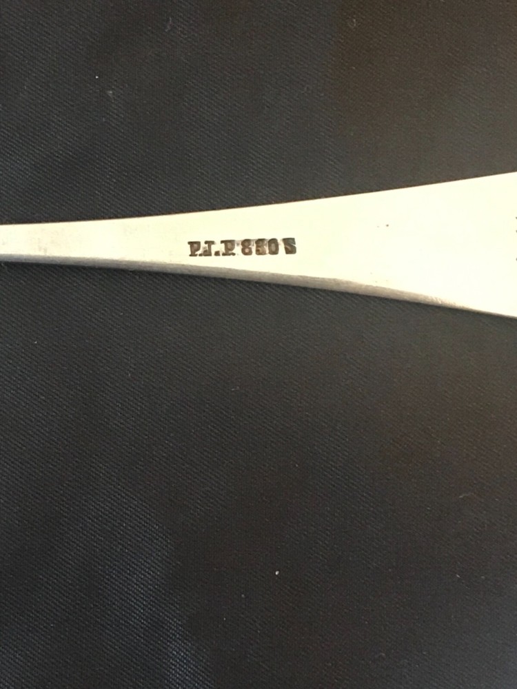 TWO NORWEGIAN SILVER SERVING SPOONS, S830 purity.