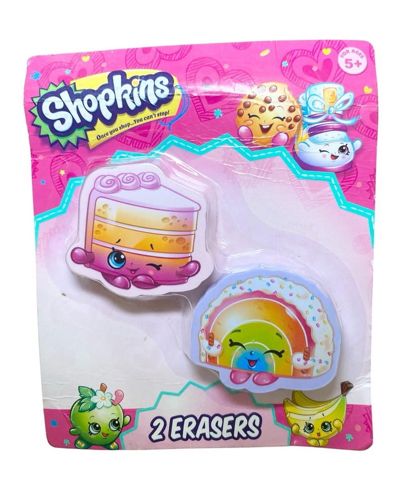 Shopkins Erasers And Stickers
