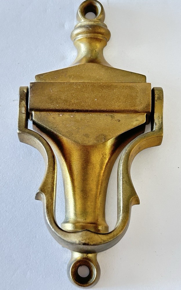 4” Vintage Solid Brass Traditional Door Knocker
