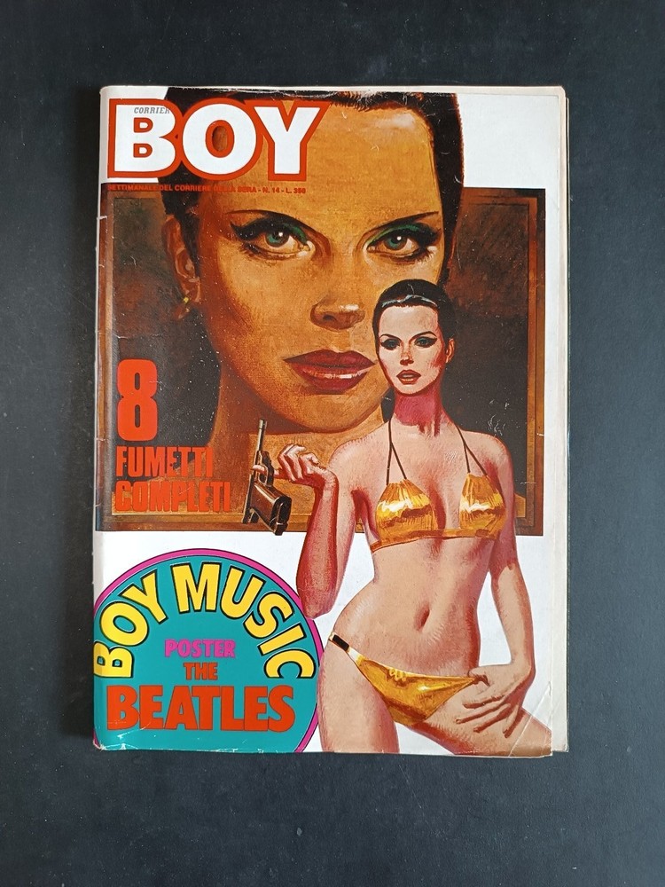 comic BOY Corriere della sera - year 1978 - n 14 - missing insert