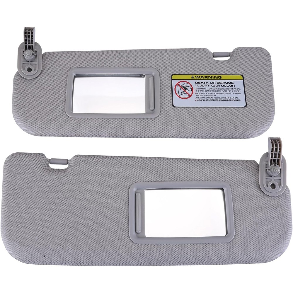 Pair Driver & Passenger Side Sun Visor Pair Set For 2012-2015 Hyundai Veloster