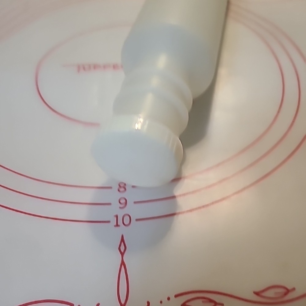Vintage Tupperware Pastry Pie Baking Mat With Fill & Chill Rolling Pin