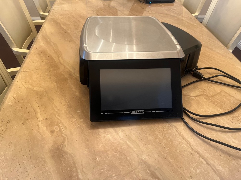 Hobart HTi Scale With Printer, Used Operator Screen & No Customer Display