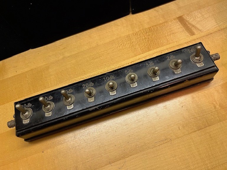 Vintage Custom Made Audio Attenuator Switch Bank