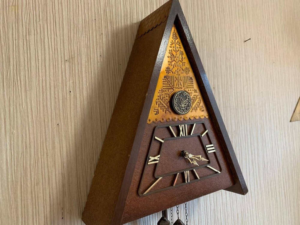 Soviet Vintage Cuckoo clock, USSR clock, Soviet working clock, Mechanical clock