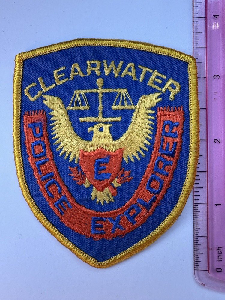 Clearwater Florida Police Explorer Patch ~ RARE