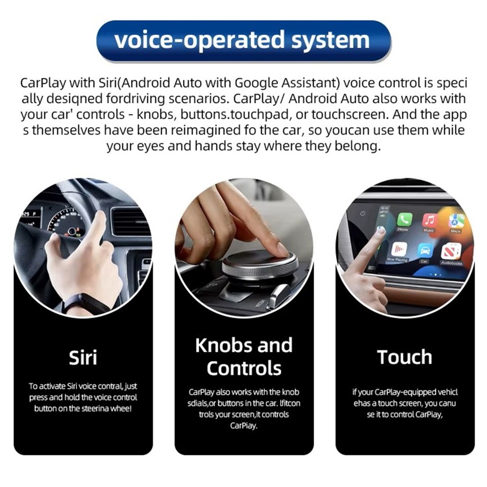 Wireless CarPlay Android Auto Module Unit Decoder Box Fits for Audi A4 A5 S5 Q5