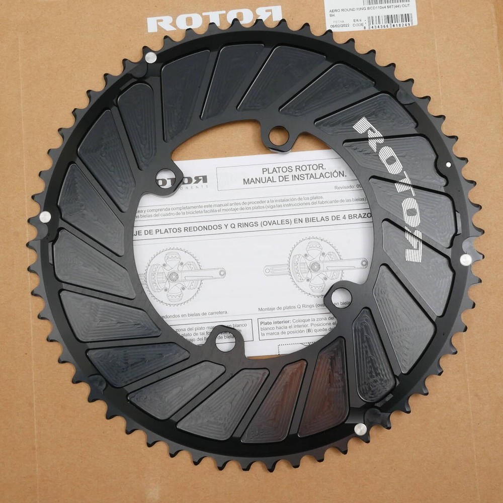 Player Issue Rotor Aero Round Ring Chainring Outer Ring BCD110 58T Compatible