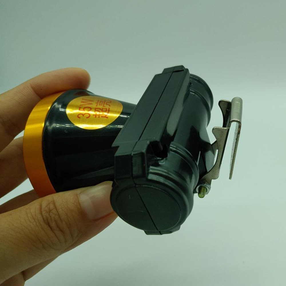 RecDec Hard Hat Light Holder Mount Bracket Headlamp Stand Base Clip On silver