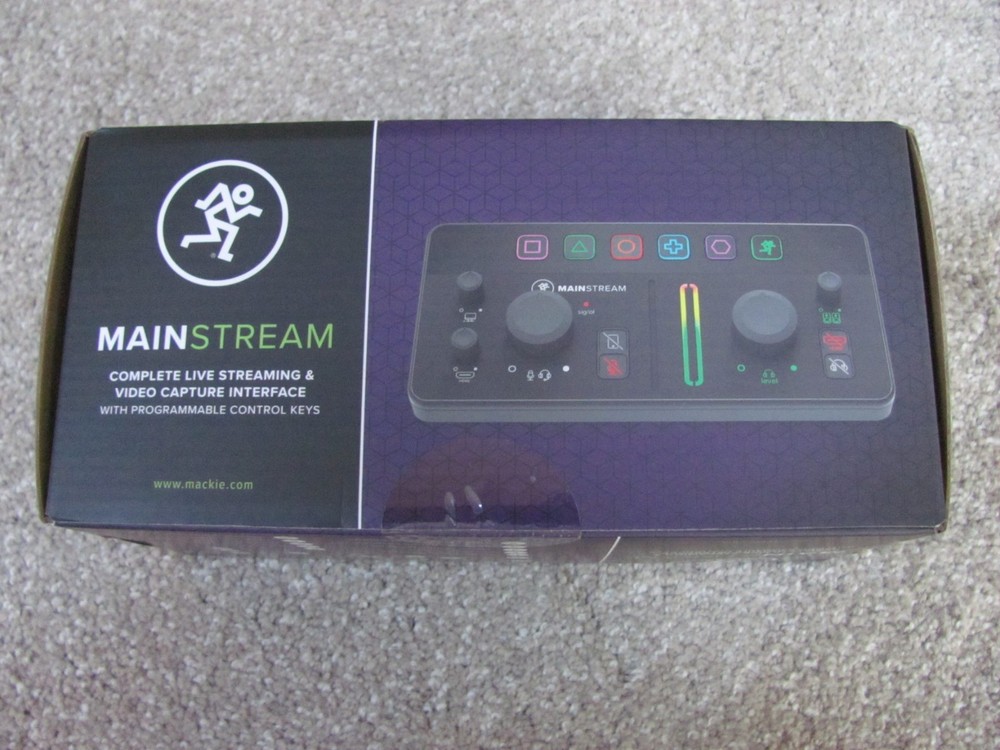 New Mackie MainStream Complete Live Streaming and Video Capture Interface