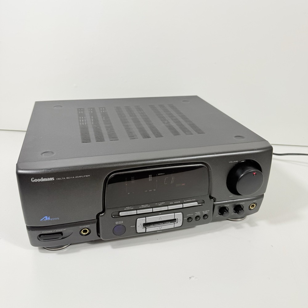 Rare Goodmans Delta 801A Amplifier W/ Equaliser Tested Working Hifi Separate