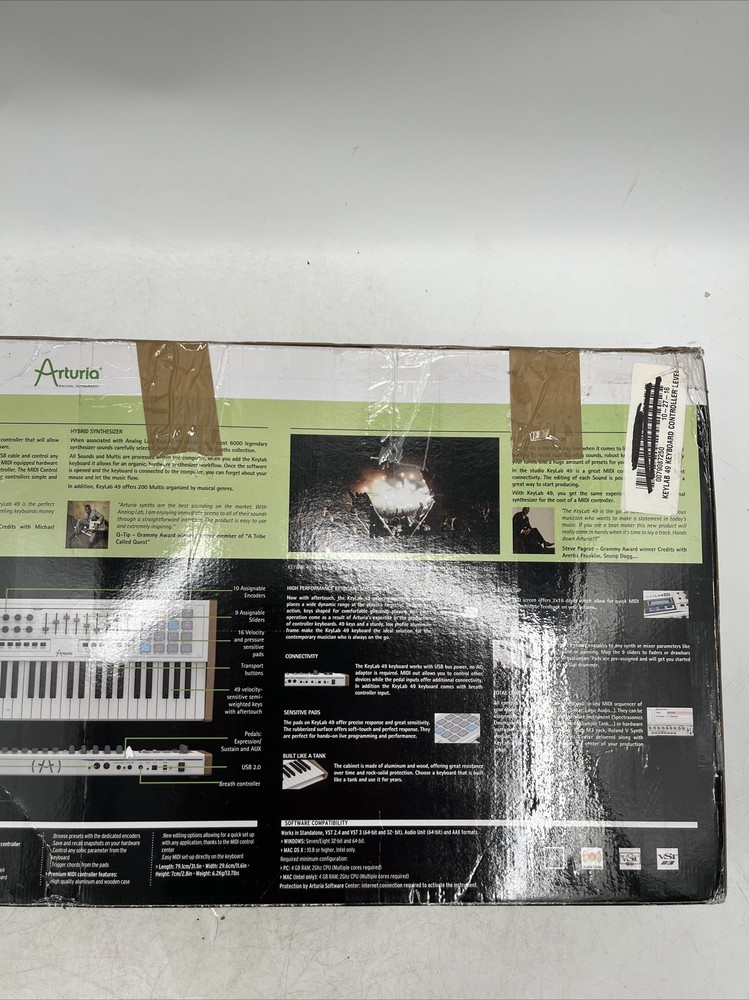 Arturia KeyLab 49 49-Note MIDI Keyboard Controller with Software Bundle