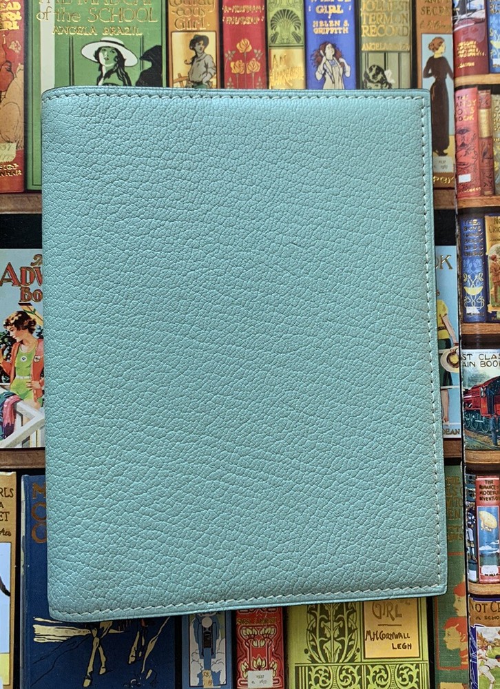 Authentic Hermes Compact Size Planner Cover Light Green Agenda PM