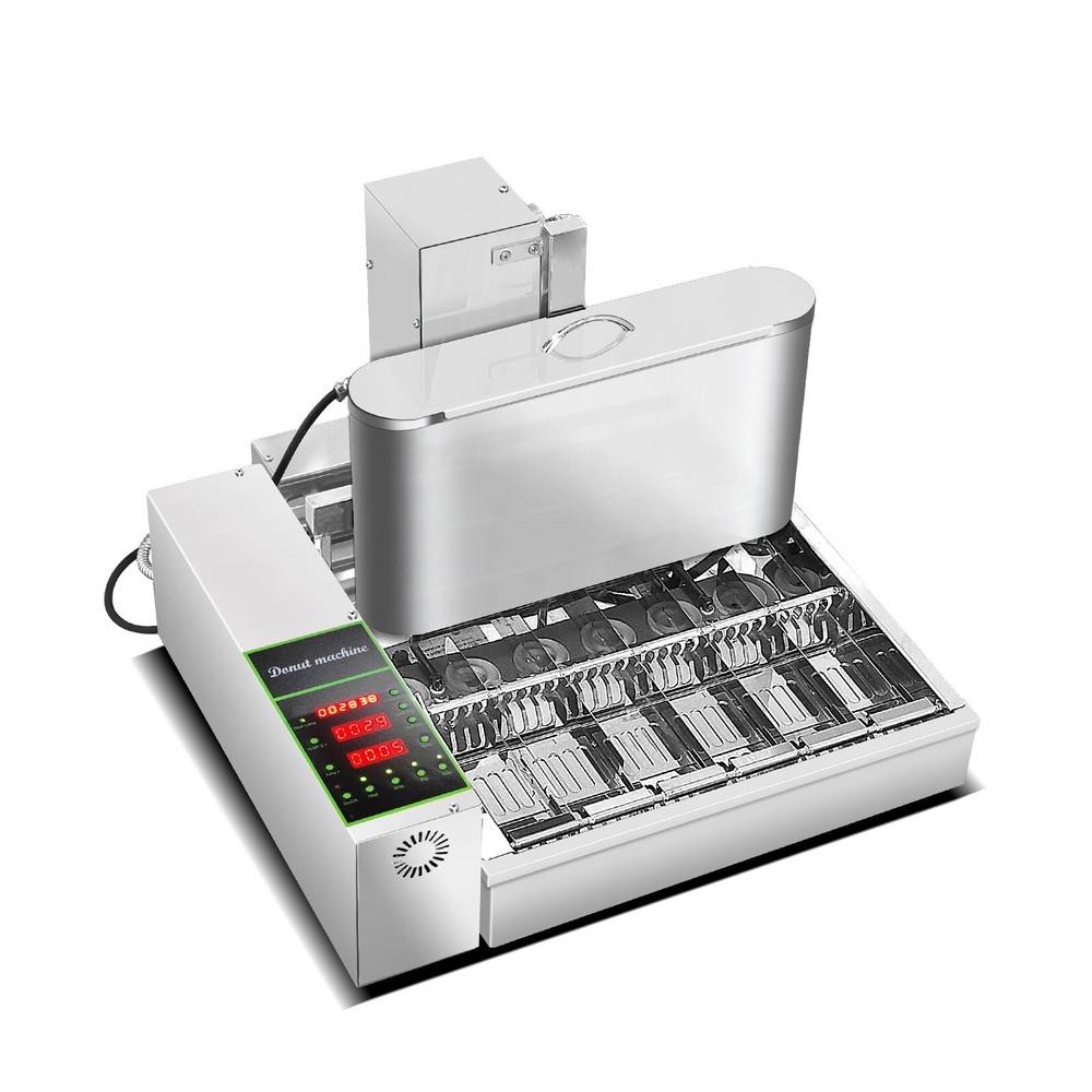 95% New Commercial Mini 6 Rows Donuts Making Machine Doughnut Maker-2600pcs/Hour