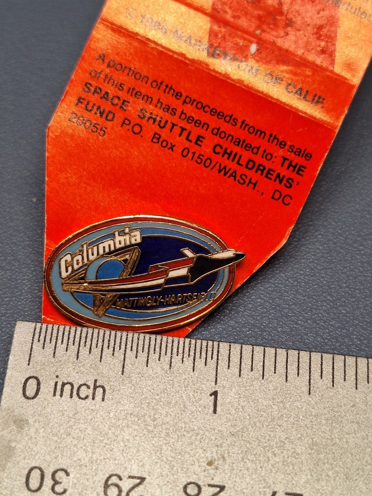 SPACE SHUTTLE COLUMBIA STS-4 LAPEL PIN