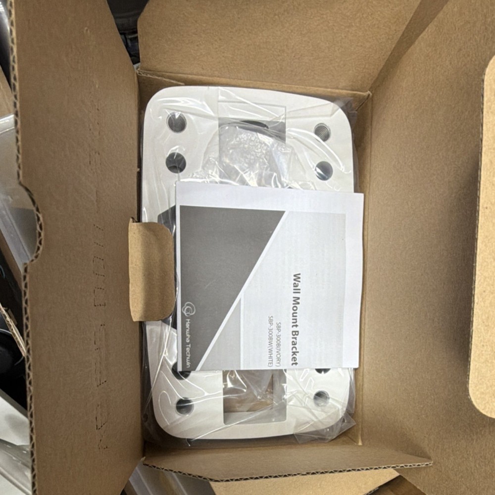 Hanwha Techwin SBP-300BW White Wall Mount Bracket for Security Camera