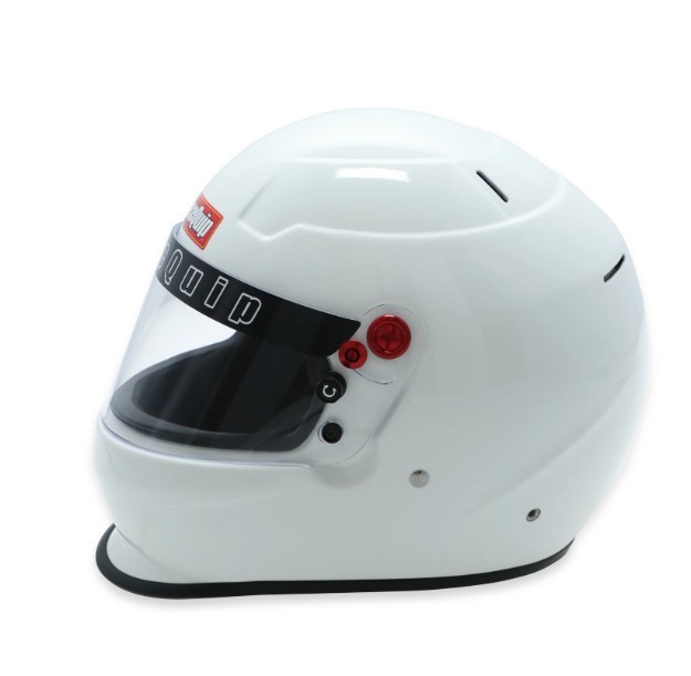 RaceQuip 277113 PRO25 SA2025 Large Gloss White Full Face Helmet IMCA USRA
