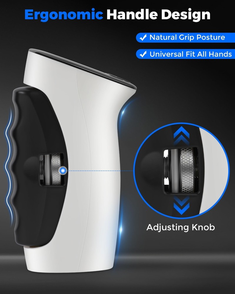 Hand Grip Strength Tester Dynamometer: Digital Electronic Measure Gripper Tra...