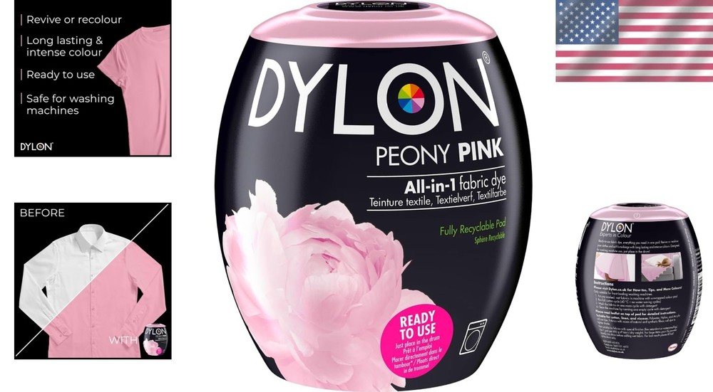 Easy-to-Use Machine Dye Pod, Peony Pink