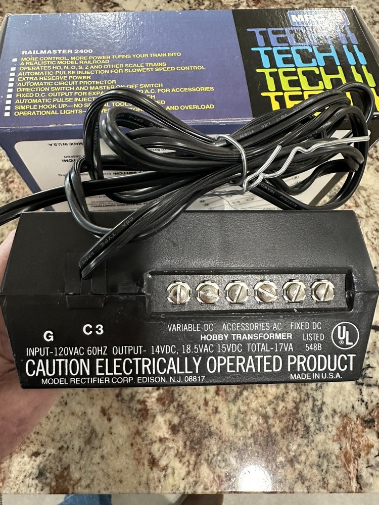 MRC Tech ll Railmaster 2400 transformer