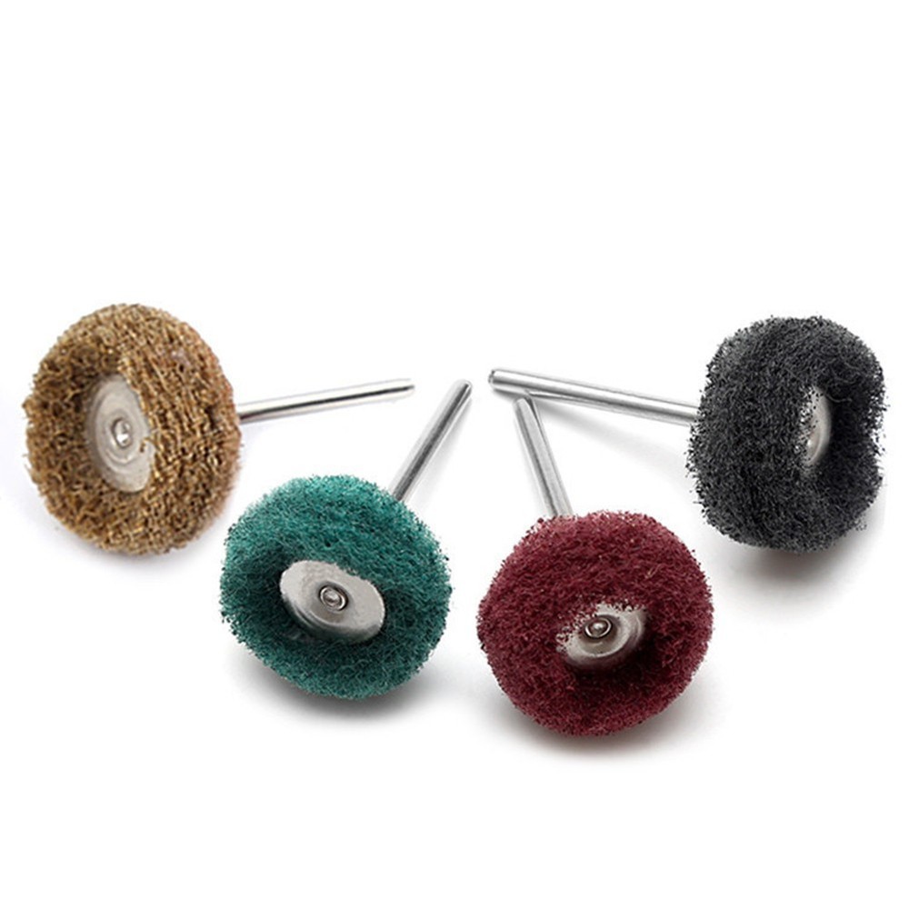 Effective Rust Deburring and Polishing with 4pcs Set Nylon Buffing Brush