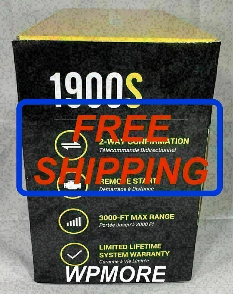Compustar CS1900-S 2-Way 3000-FT LED Remote Start + iDatalink BLADE-AL Bypass