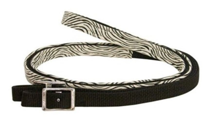 Zebra Roping Reins