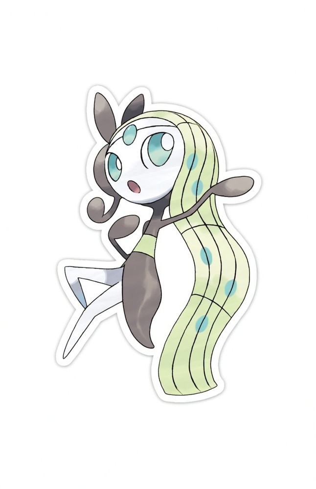 Meloetta Waterproof Sticker