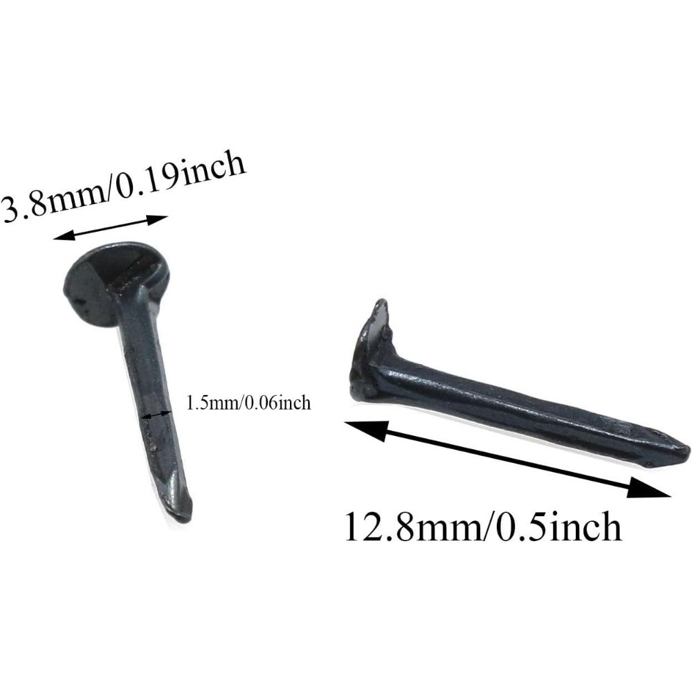 Leather Heel Sole Repair Metal Spikes Tacks 13mm 1/2 Inch Boot Shoe Nails