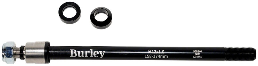 Burley 12mm Thru Axle 12 x 1.0 (158-174mm) Black