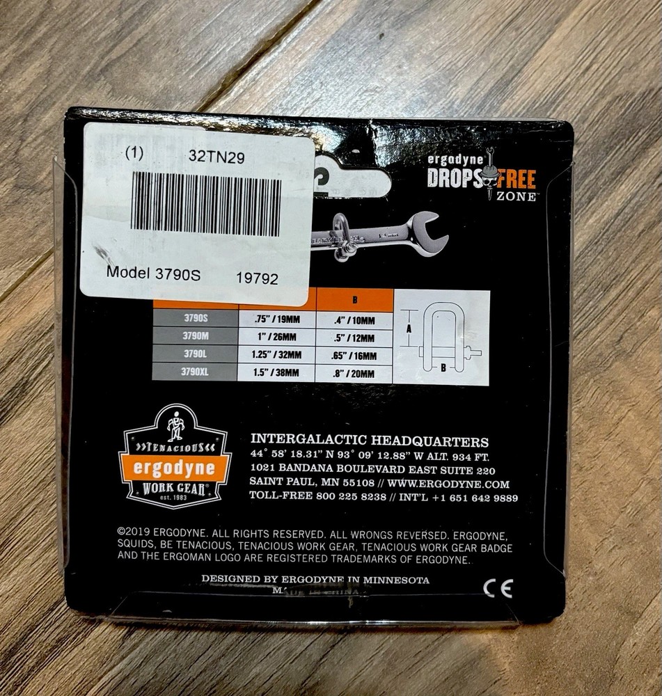 Ergodyne Squids Tool Attachments 13790S 15lb Capacity (NEW)