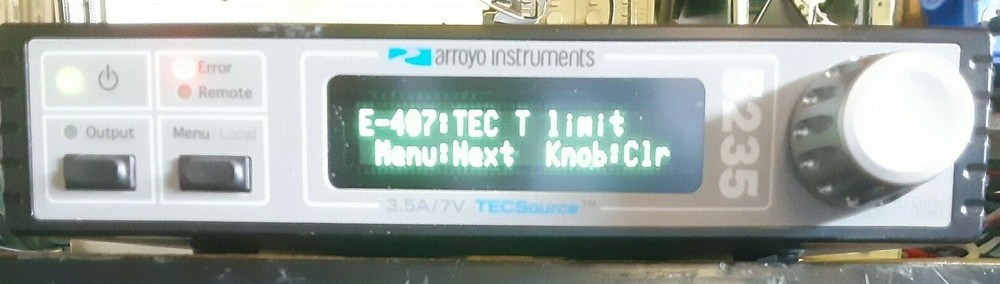 Arroyo Instruments 5235 TEC Source 3.5A/7V Temperature Controller with USB/RS232