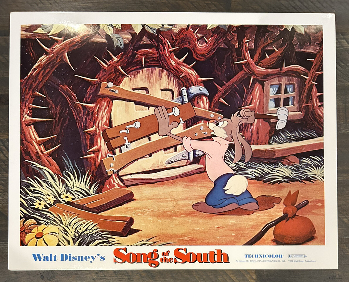 SONG OF THE SOUTH Original Complete Set of 9 Lobby Cards - R1972 - RARE!