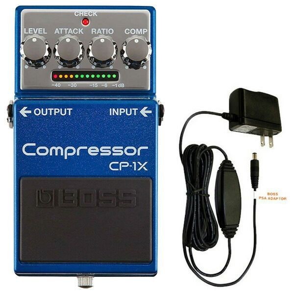BOSS CP-1X Compressor + PSA-100S2 Adapter Set