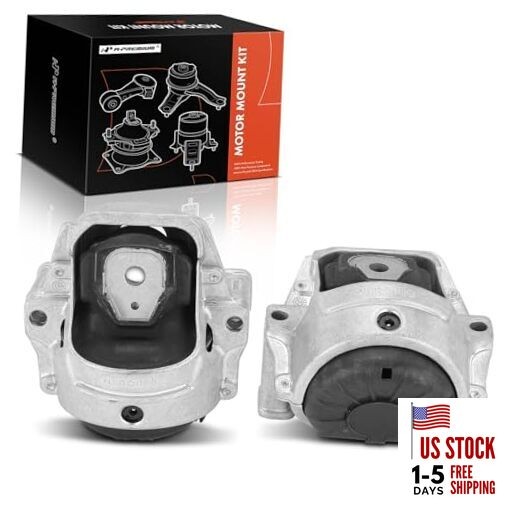 2PCS Front Left and Right Engine Motor Mount Kit Compatible with Audi A4