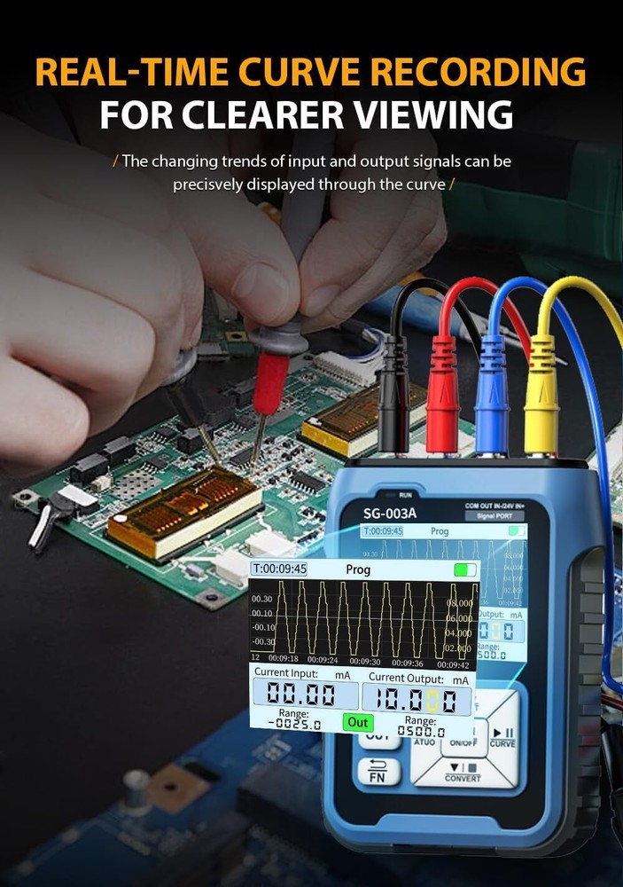 WESTOBIG Signal Generator 0-24V 0-24mA Programmable Function Generator