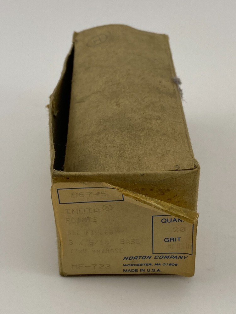 Norton 61463686745 Pointed Abrasive File Sharpening Stone
