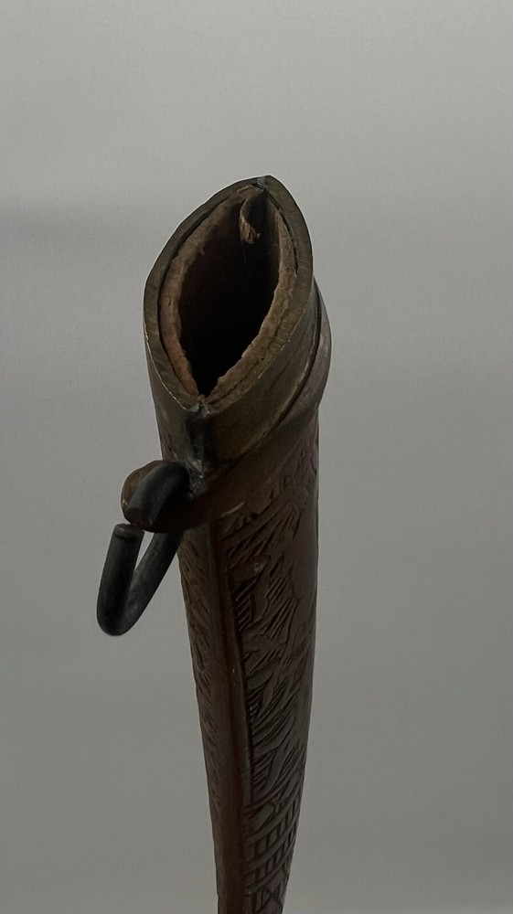 Vintage Brass Middle East Dagger Sheath