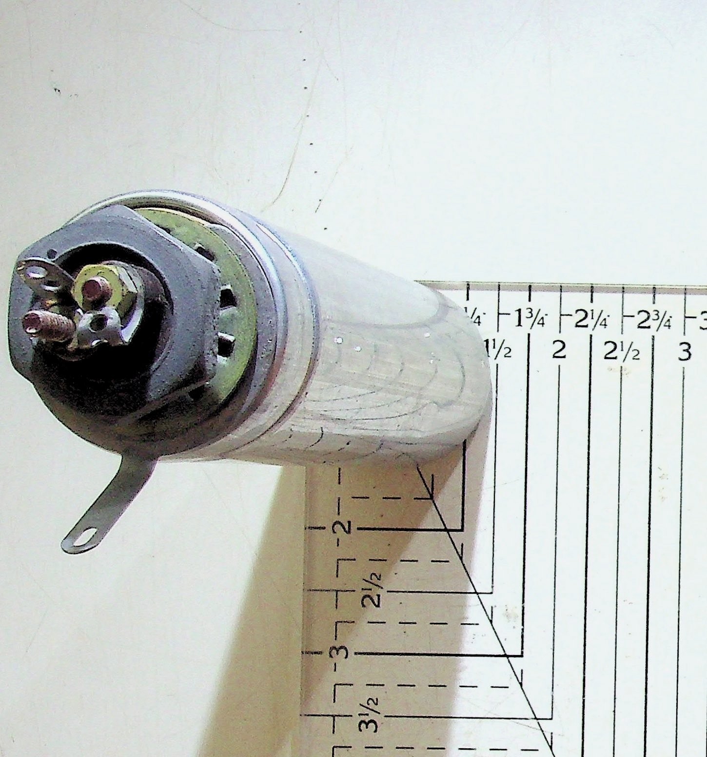 Vintage Sprague Capacitor P8213 4 MFD 600 VDC CSF-481080-10 USA AS-IS